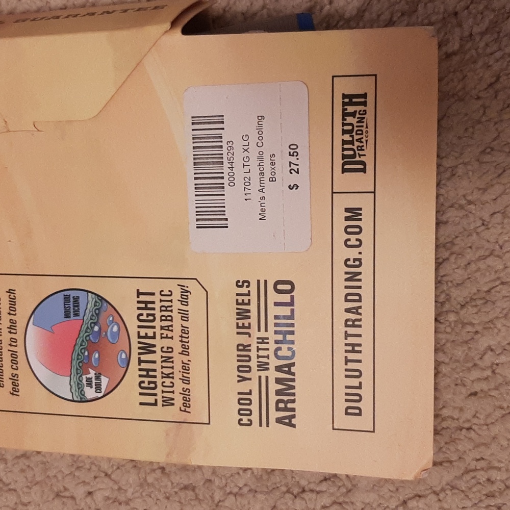 Duluth Trading | Armachillo Boxer Underwear Sz XL (40-42) NWT - Picture 5 of 7